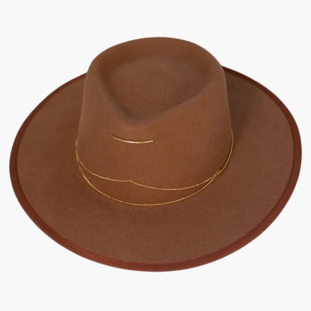 Van Palma Anna Rancher Hat in Toasted Nut